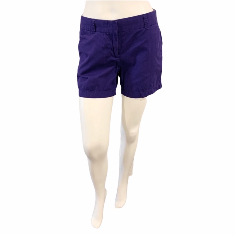 J. Crew Factory Bright Purple Broken-In Chino Shorts - Size 2